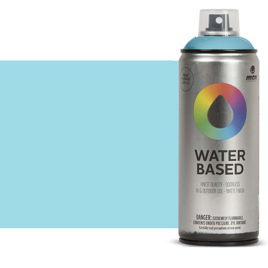 Montana Water Based Spray - Phthalo Blue Pale, 400ml