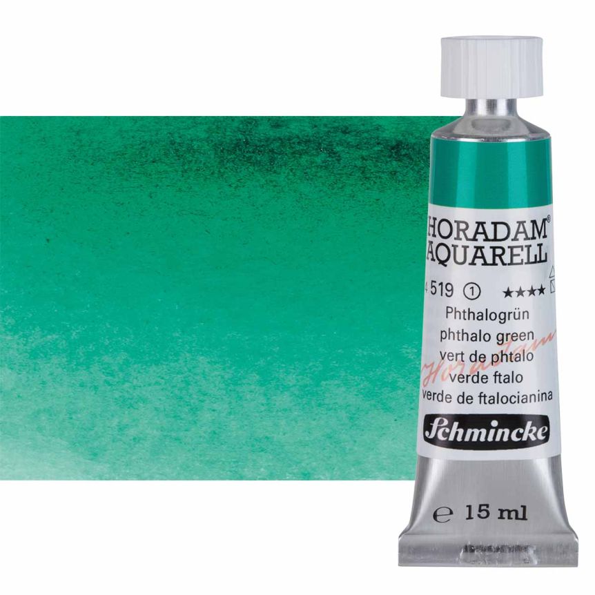 Schmincke Horadam Watercolor - Phthalo Green, 15ml
