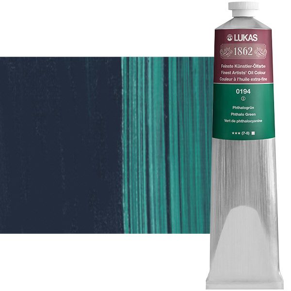 LUKAS 1862 Oil Color - Phthalo Green, 200ml