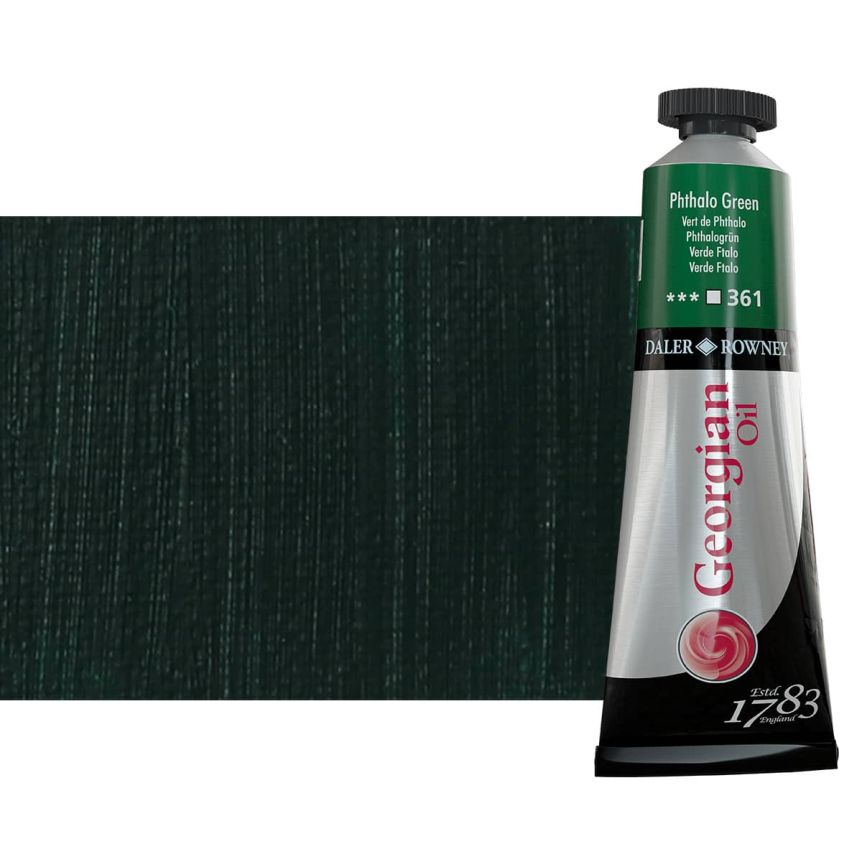 Daler-Rowney Georgian Oil Color 38ml Tube - Phthalo Green