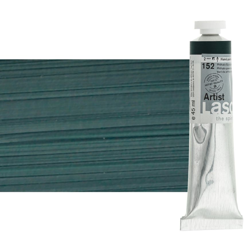 Lascaux Thick Bodied Artist Acrylics Phthalo Green Deep 45 ml