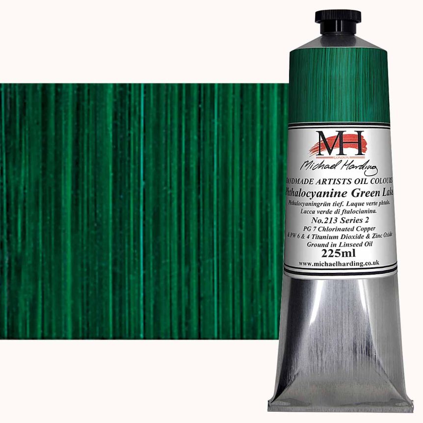 Michael Harding Oil Color - Phthalocyanine Green Lake, 225ml Tube