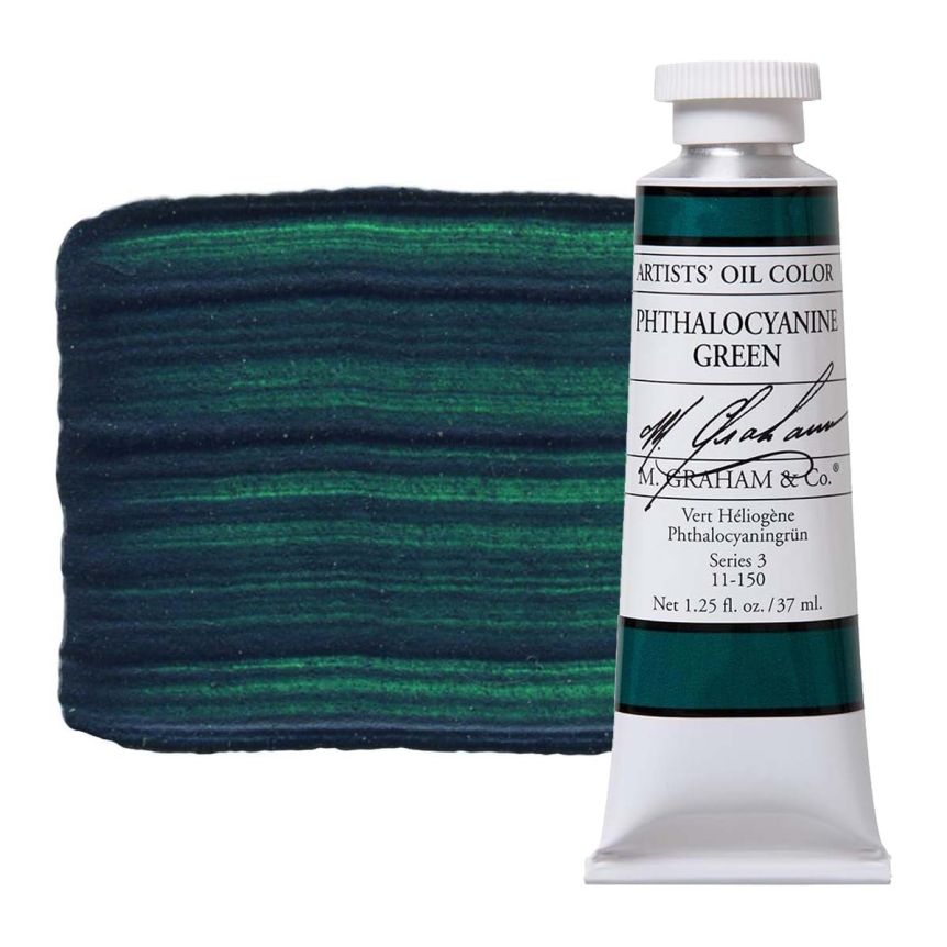 M. Graham Artist Oil Color 37ml - Phthalo Green