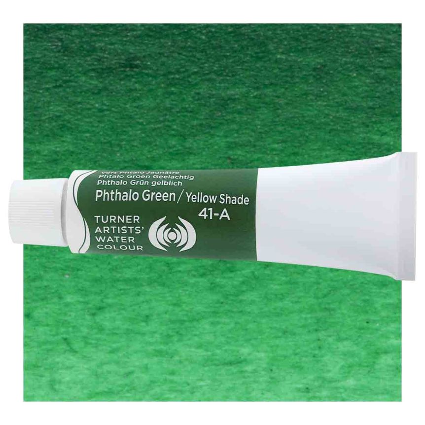 Turner Professional Watercolor - Phthalo Green/Yellow Shade, 15ml Tube