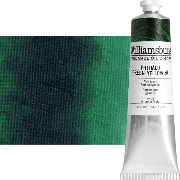 Williamsburg Handmade Oil Paint 150 ml - Phthalo Green Yellowish