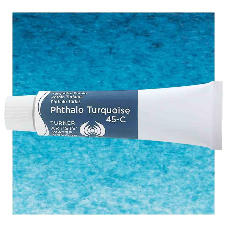 Turner Professional Watercolor - Phthalo Turquoise, 15ml Tube