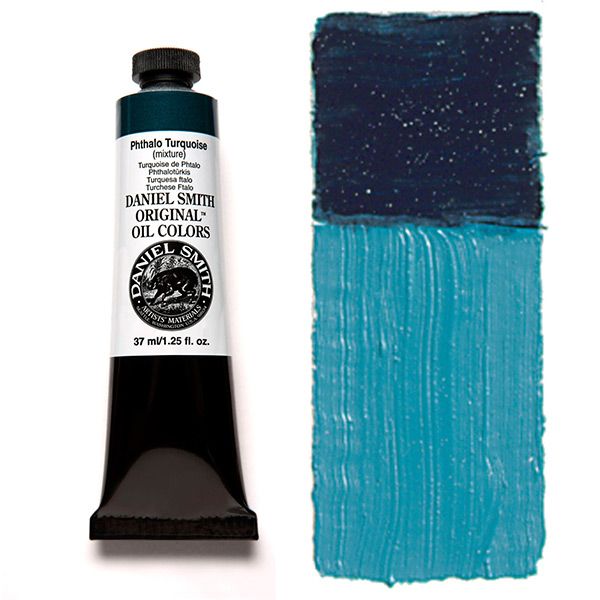 Daniel Smith Oil Colors - Phthalo Turquoise, 37 ml Tube