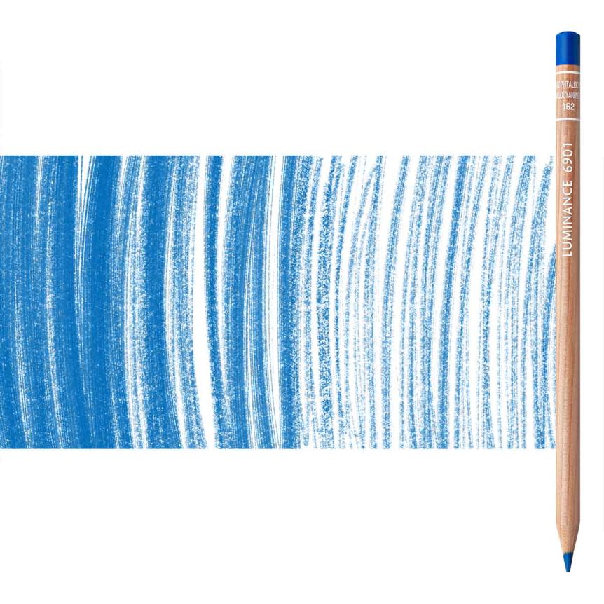 Caran d'Ache Luminance 6901 Lightfast Pencil No. 162 - Phthalocyanine Blue