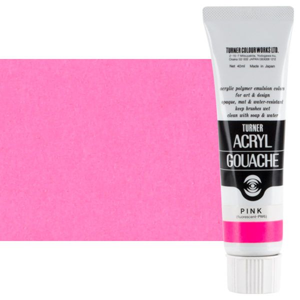 Turner Artist Acryl Gouache - Pink, 40ml