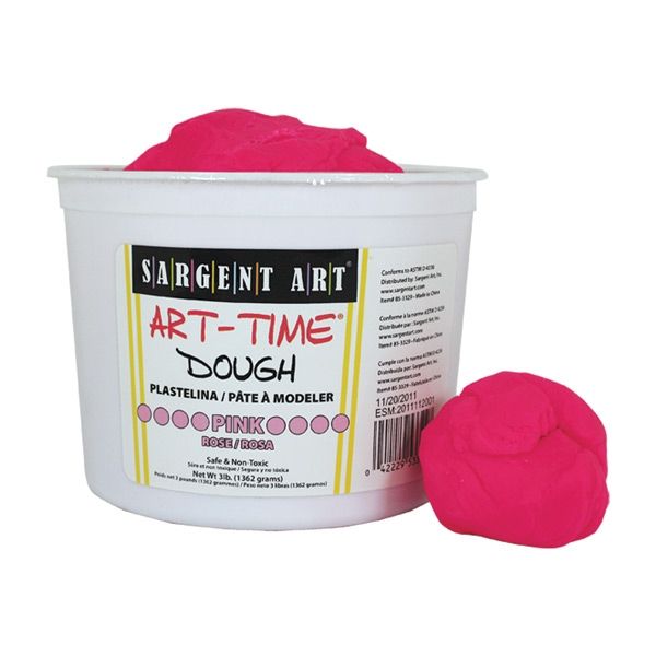 Sargent Art Art-Time Dough 3lb Pink