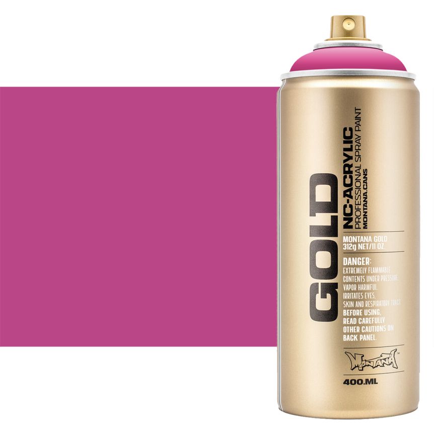 Montana GOLD Acrylic Professional Spray Paint 400 ml - Pink Pink