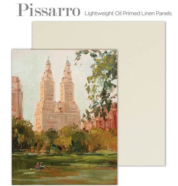 Pissarro Lightweight Oil Primed Plein Air Linen Panels