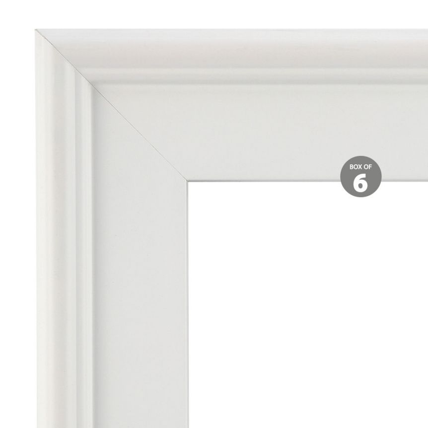 Plein Air Style Frame, White 18"x24" - Box of 6