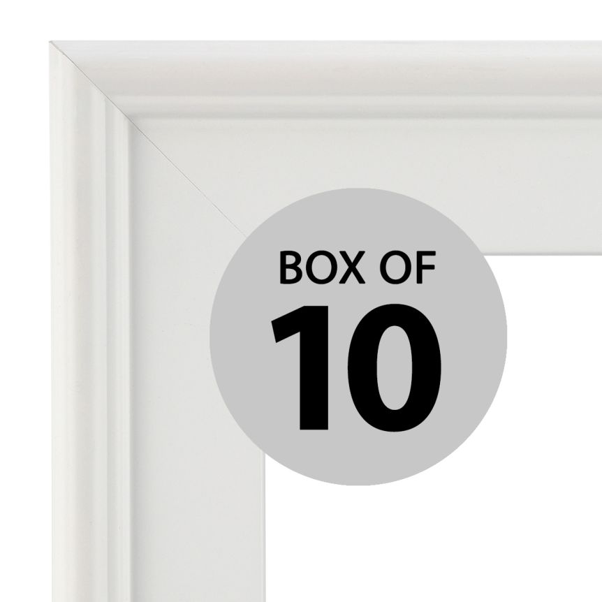 Plein Air Style Frame, White 9"x12" - Box of 10