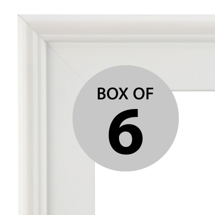 Plein Air Style Frame, White 16"x20" - Box of 6