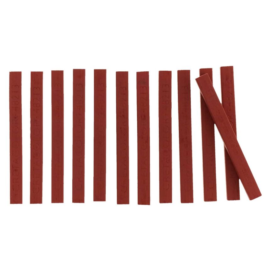 Cretacolor Carré Pastel - No. 213, Pompeian Red (Box of 12)