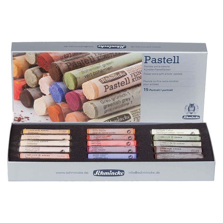 Schmincke Soft Pastel Portrait Colors Box Set of 15