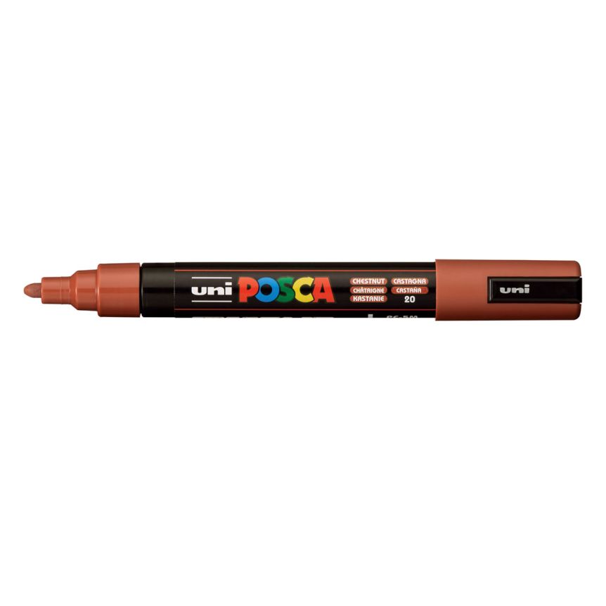 POSCA Acrylic Paint Marker 1.8-2.5mm - Medium Tip, Chestnut