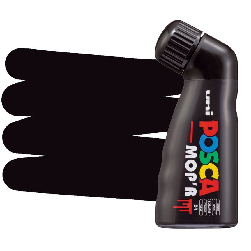 POSCA MOP'R Squeezable Paint Marker - Black, 75ml | Jerry's Artarama