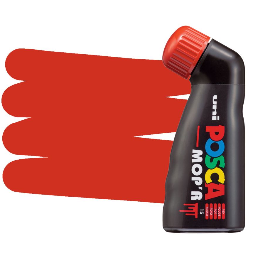 POSCA MOP'R Squeezable Paint Marker - Red, 75ml | Jerry's Artarama