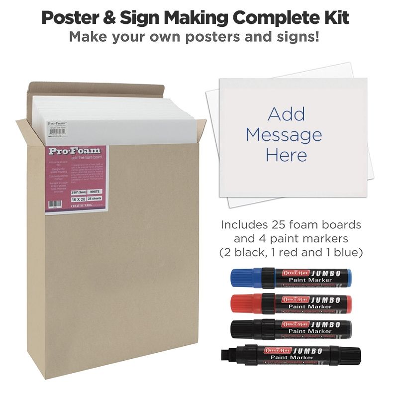 Poster & Sign Making Complete Kit