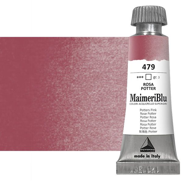 MaimeriBlu Artists Watercolor - Potters Pink, 12ml