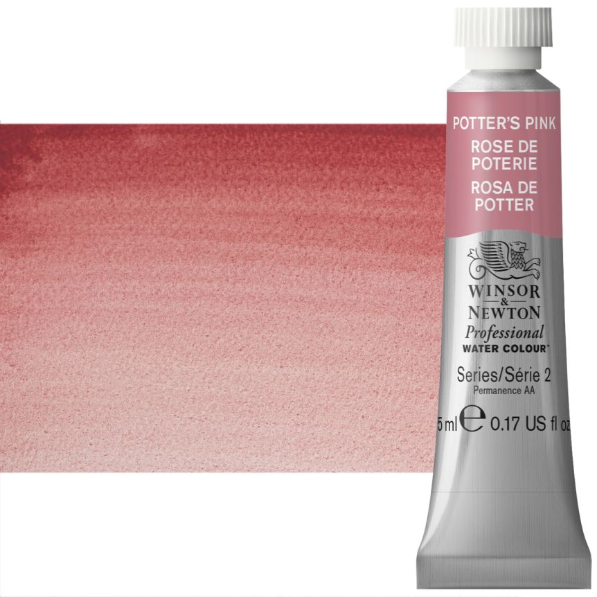 Winsor & Newton Professional Watercolor - Potter's Pink, 5ml Tube