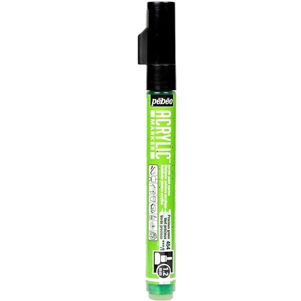 Pebeo Acrylic Marker 1.2mm - Precious Green