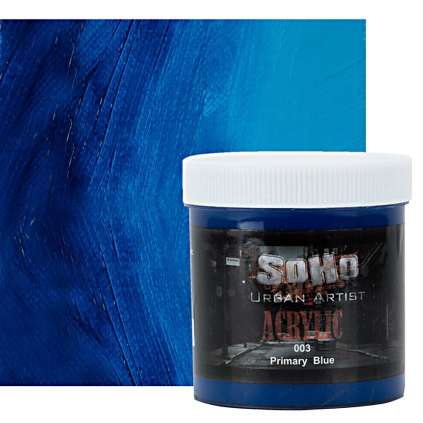 SoHo Urban Artists Heavy Body Acrylic - Primary Blue, 500ml