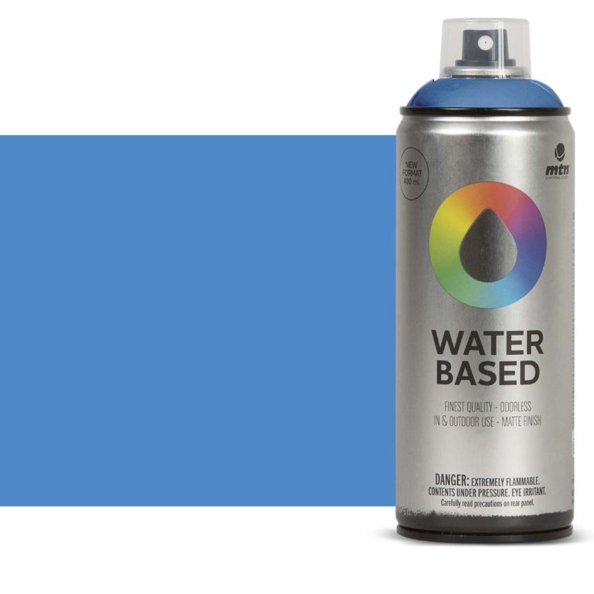 Montana Water Based Spray - Primary Blue Light, 400ml