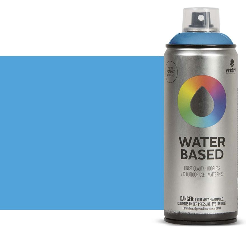 Montana Water Based Spray - Primary Blue Pale, 400ml