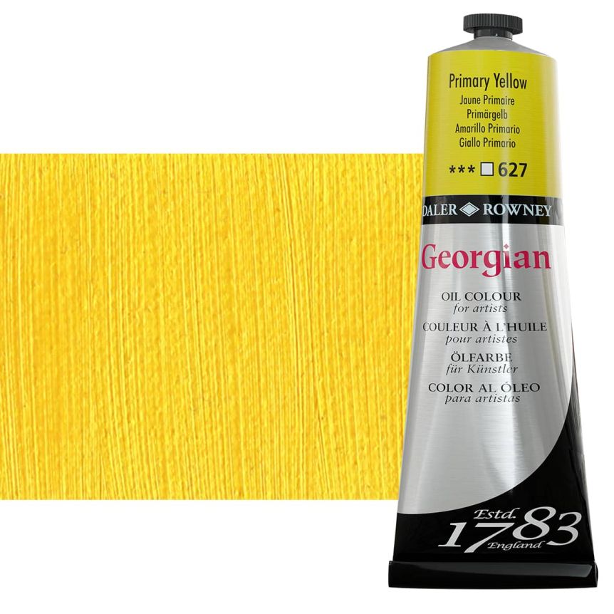 Daler-Rowney Georgian Oil Color 225ml Tube - Primary Yellow