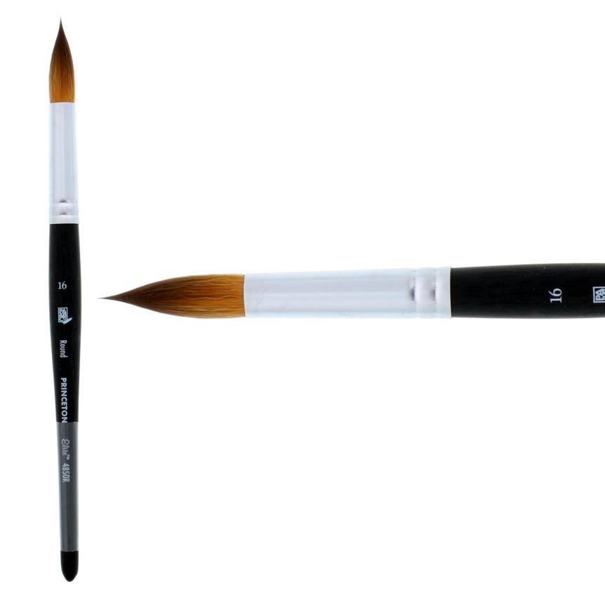 Princeton | 4850 Aqua Elite Synthetic Kolinsky Sable Brush Round 4