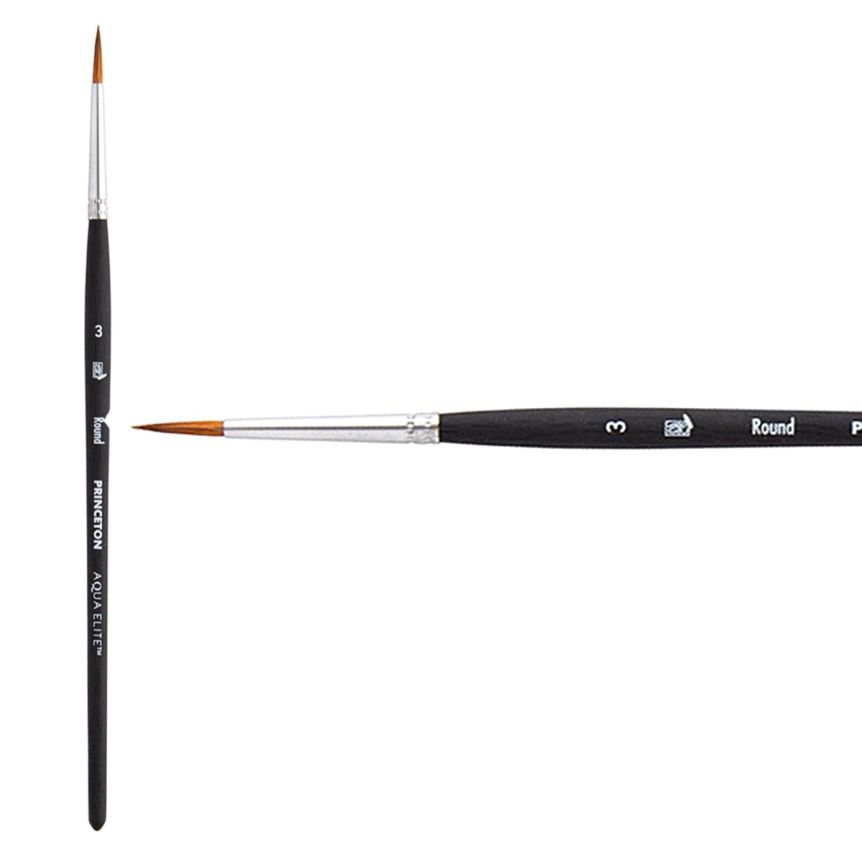Princeton 4850 Aqua Elite Synthetic Kolinsky Sable Brush Dagger 3/8