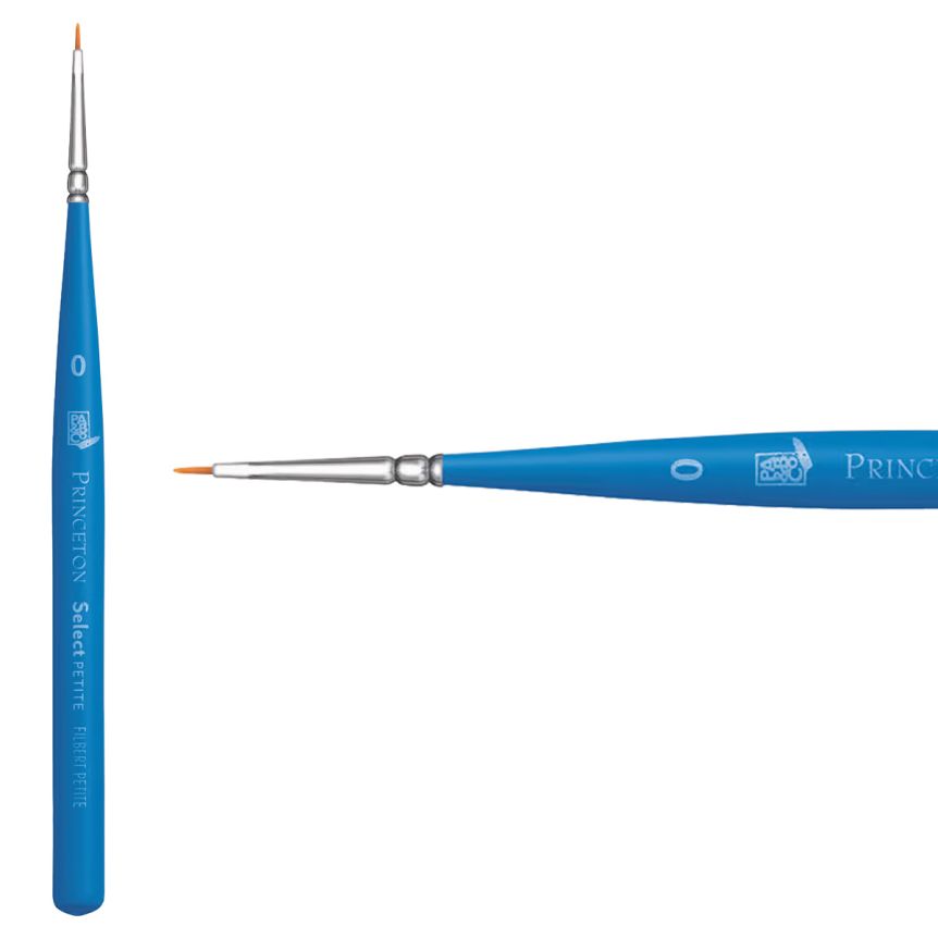 Princeton Short Handle 3750 Select #0 Filbert