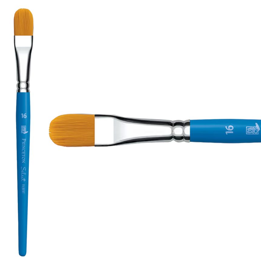 Princeton Short Handle 3750 Select #16 Filbert