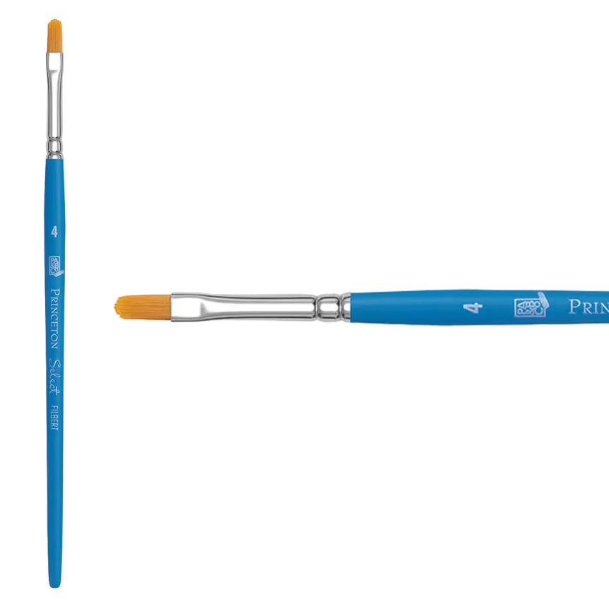 Princeton Short Handle 3750 Select #4 Filbert