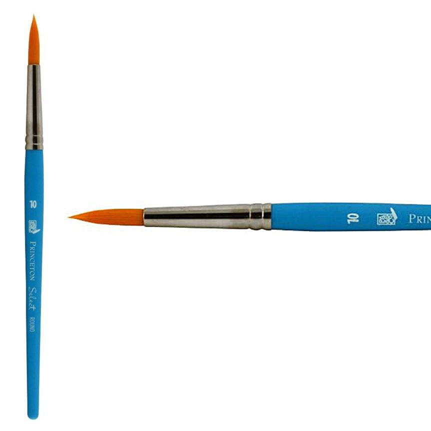 Princeton Short Handle 3750 Select #10 Round