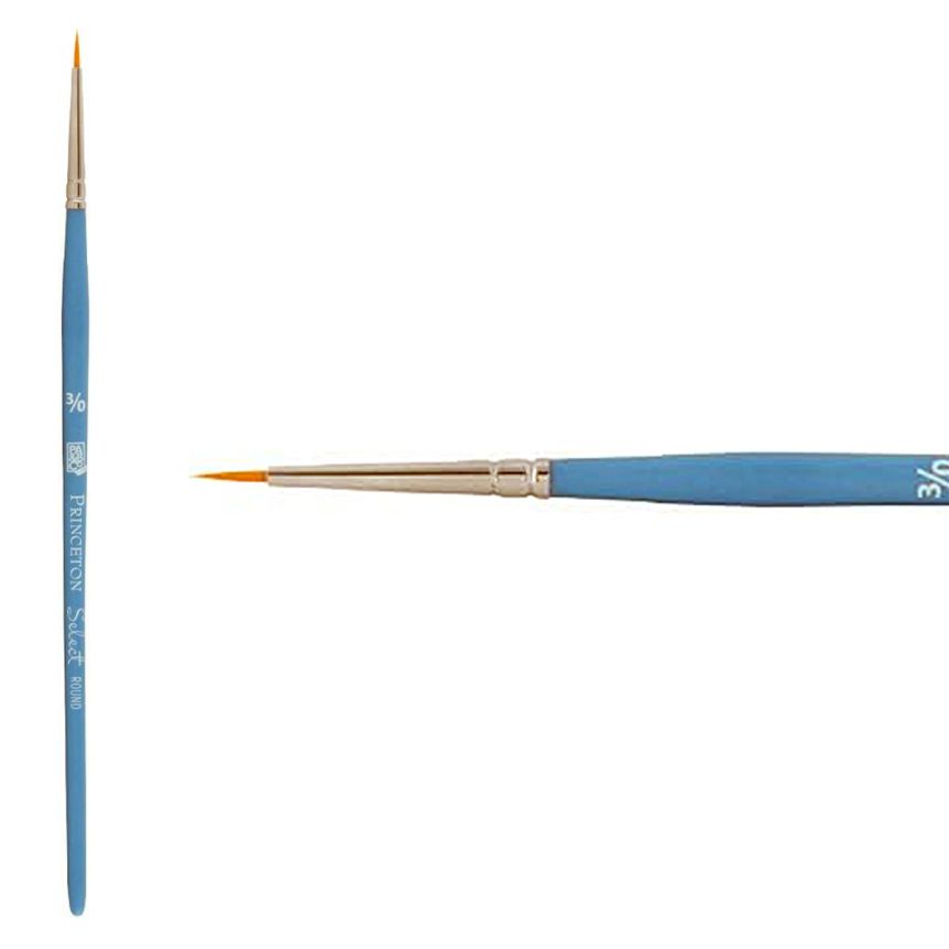 Princeton Short Handle 3750 Select #3/0 Round