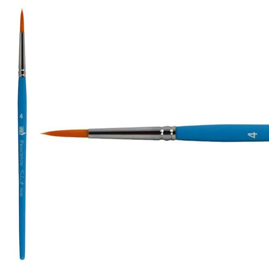 Princeton Short Handle 3750 Select #4 Round