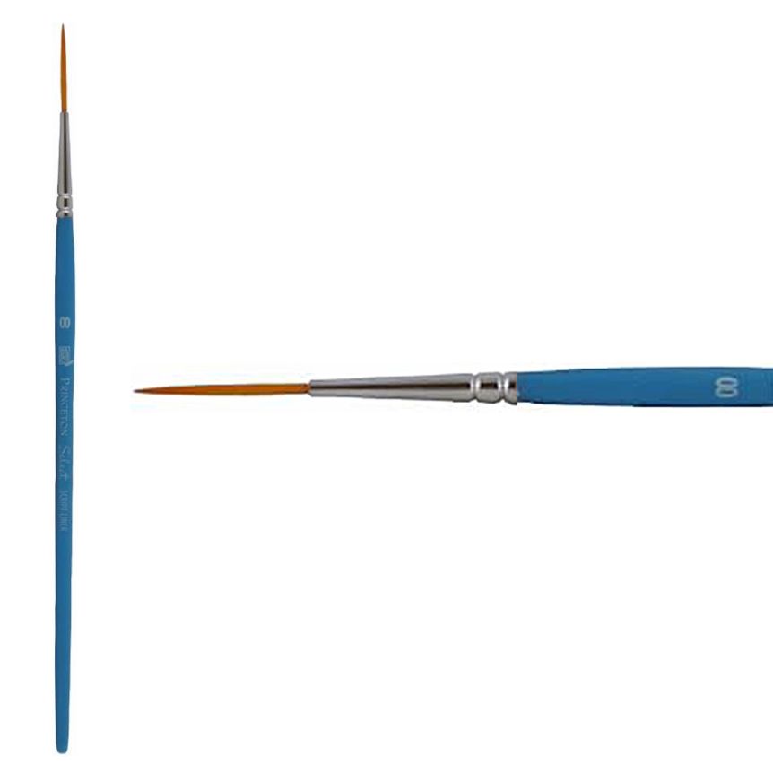 Princeton Short Handle 3750 Select #2/0 Script Liner
