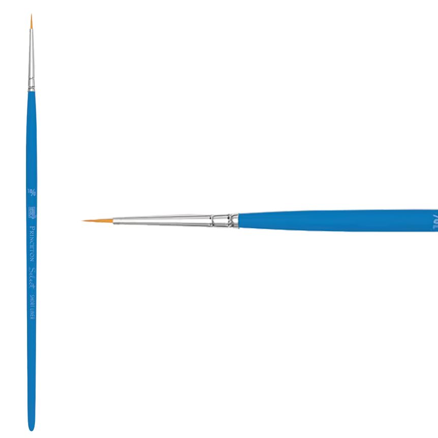 Princeton Short Handle 3750 Select #10/0 Short Liner