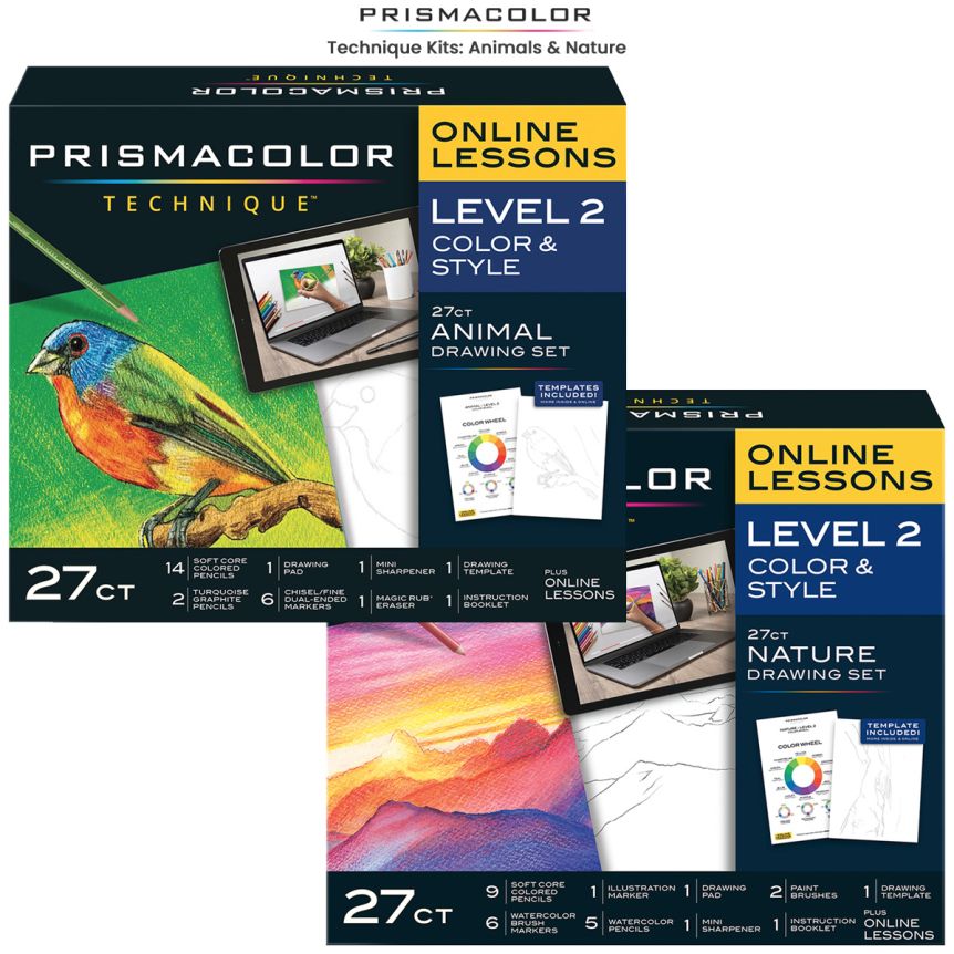 Prismacolor Technique Kits: Animals & Nature