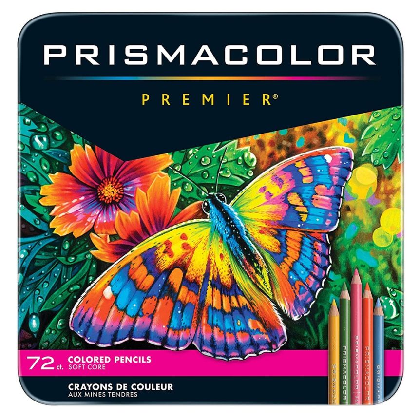 Prismacolor Premier Colored Pencil Tin Set Assorted Colors (Set of 72