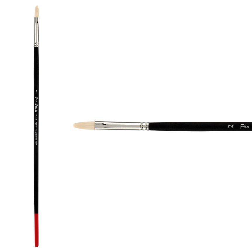 Creative Mark Pro-Stroke Powercryl Acrylic Brush, Filbert #2