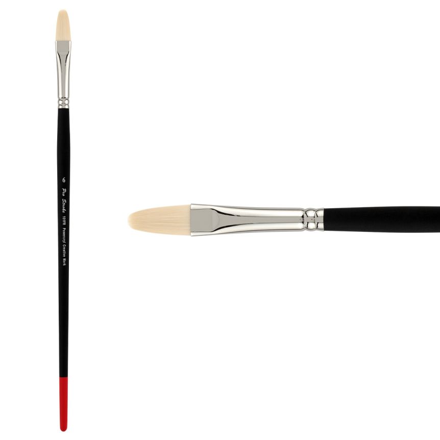 Creative Mark Pro-Stroke Powercryl Acrylic Brush, Filbert #6