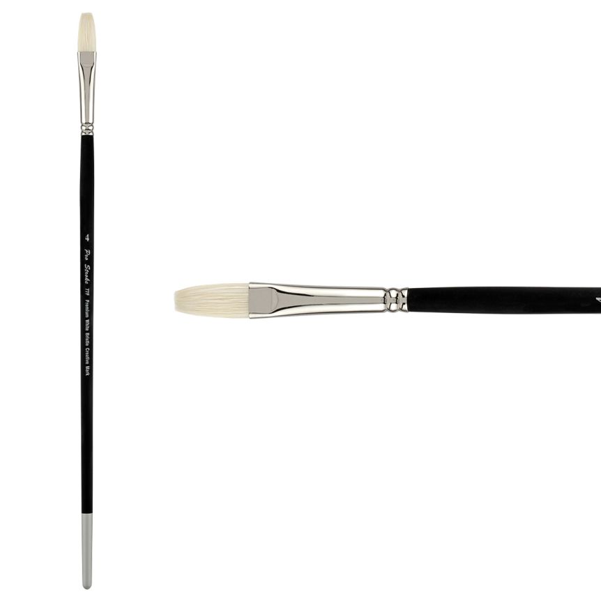 Natural bristles hold a lot of color with great control