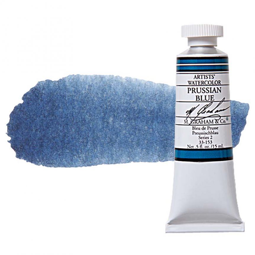 M. Graham Artists' Watercolor 15ml - Prussian Blue