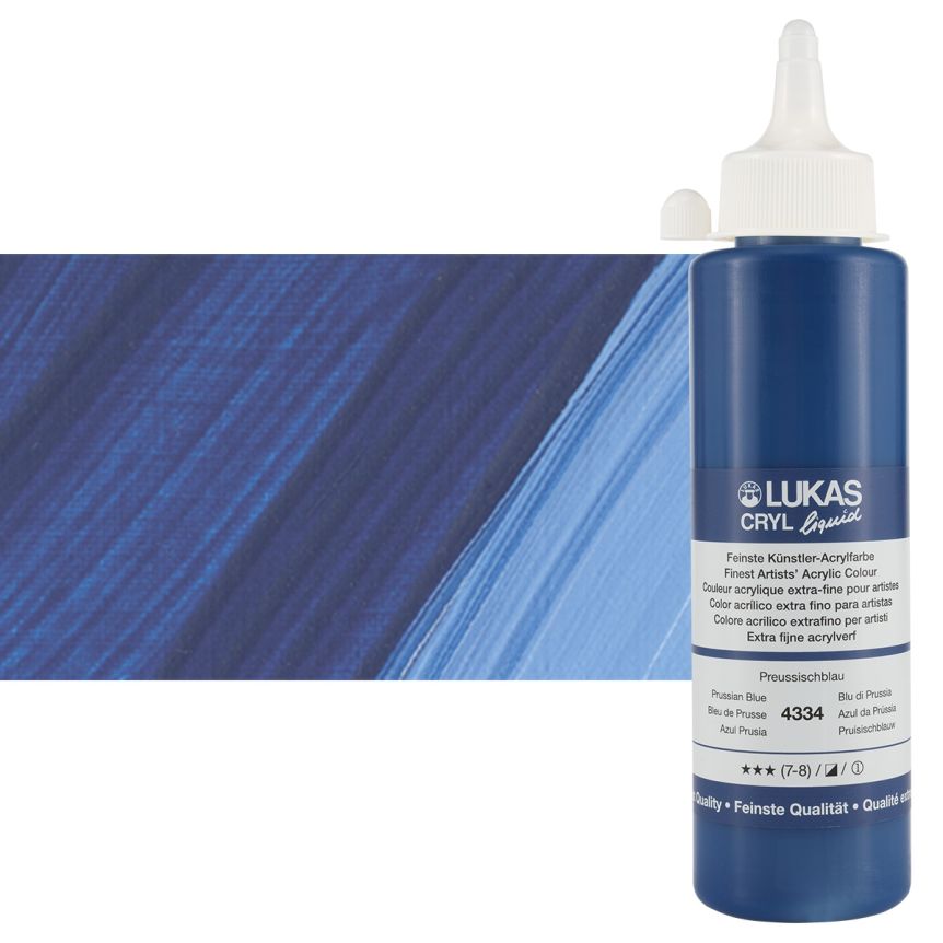 Cryl Liquid Acrylics Prussian Blue 250ml