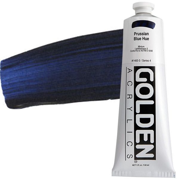 GOLDEN Heavy Body Acrylic 5 oz Tube - Prussian Blue Hue